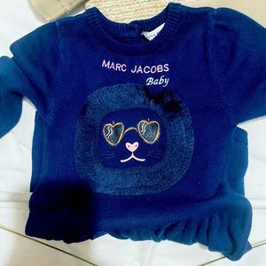 *WORN ONLY ONCE* Little Marc Jacobs dress size: 12m color : blue